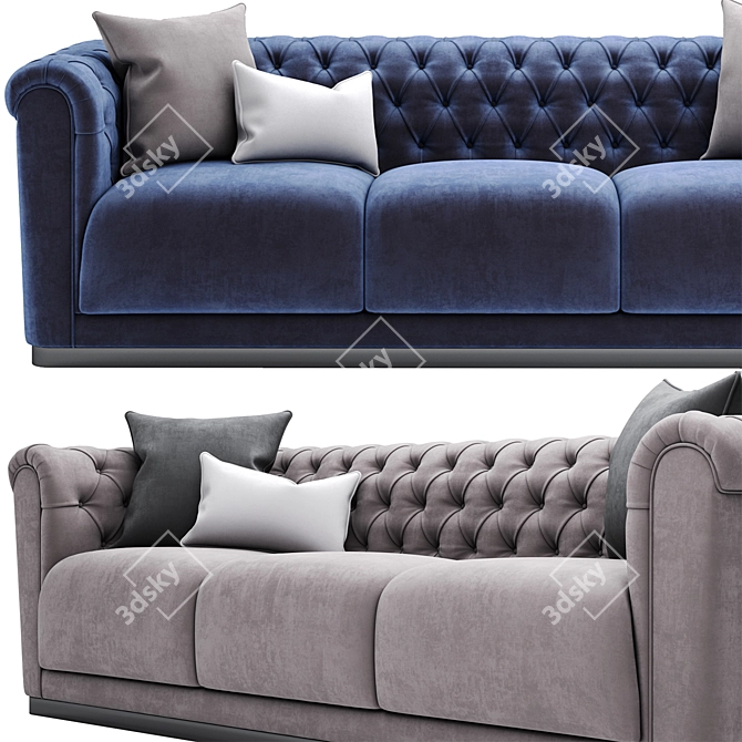 Figaro Classic Sofa 3D model image 2