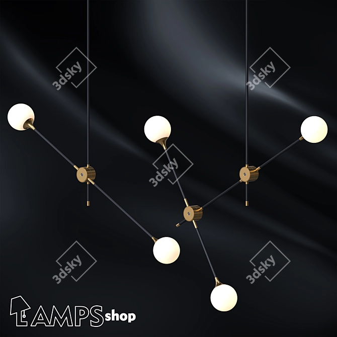 Luxe Illuminate Pendant | Elegant Lighting 3D model image 1