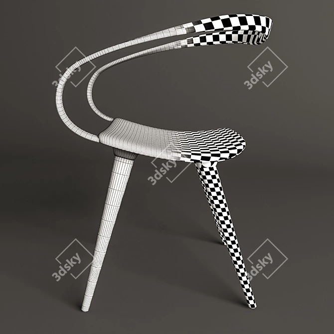 Jan Waterston Velo Chair: Sleek Design for Exceptional Comfort 3D model image 3