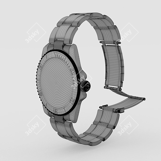 Dive in Style: Rolex Submariner 3D model image 3