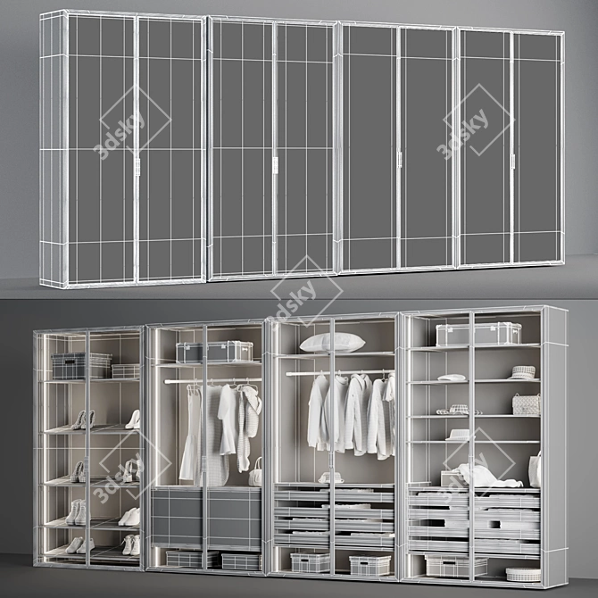 AVANT RIVA 1920: Elegant Cupboard 3D model image 3