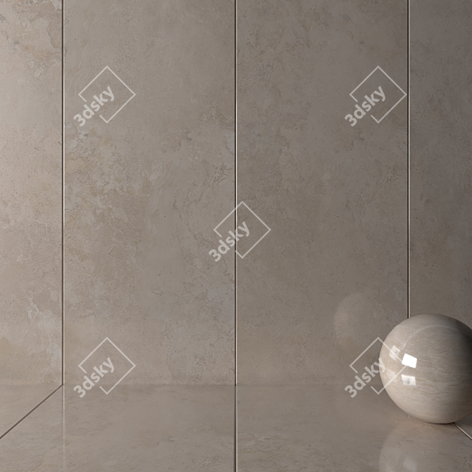 HD Multitexture Wall Tiles 33 3D model image 2