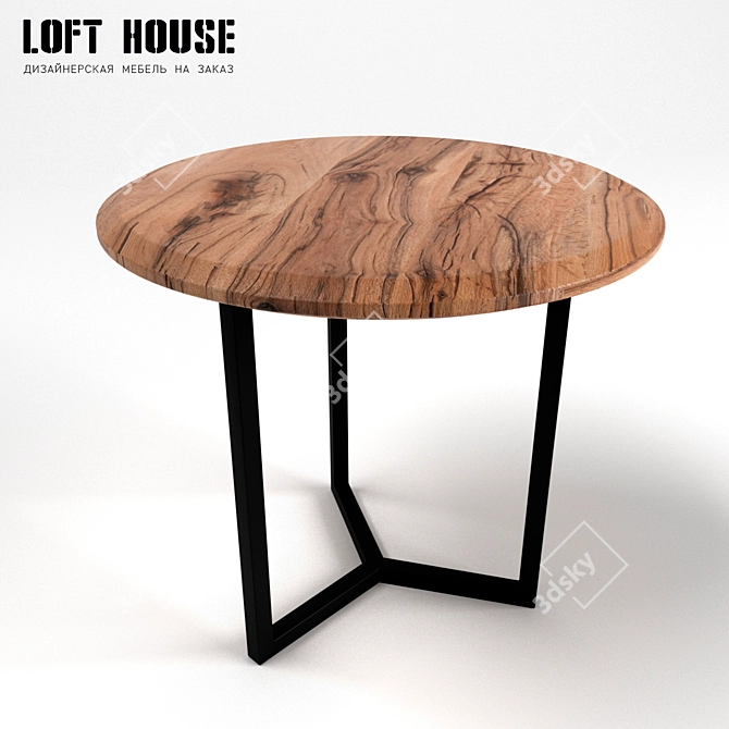 Caragach Coffee Table | Custom Sizes 3D model image 1