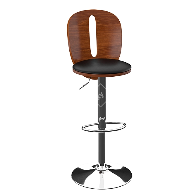 Elevate Your Space: Stylish Bar Stool 3D model image 2