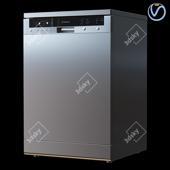 Efficient Dishwasher for Modern Homes 3D model image 1