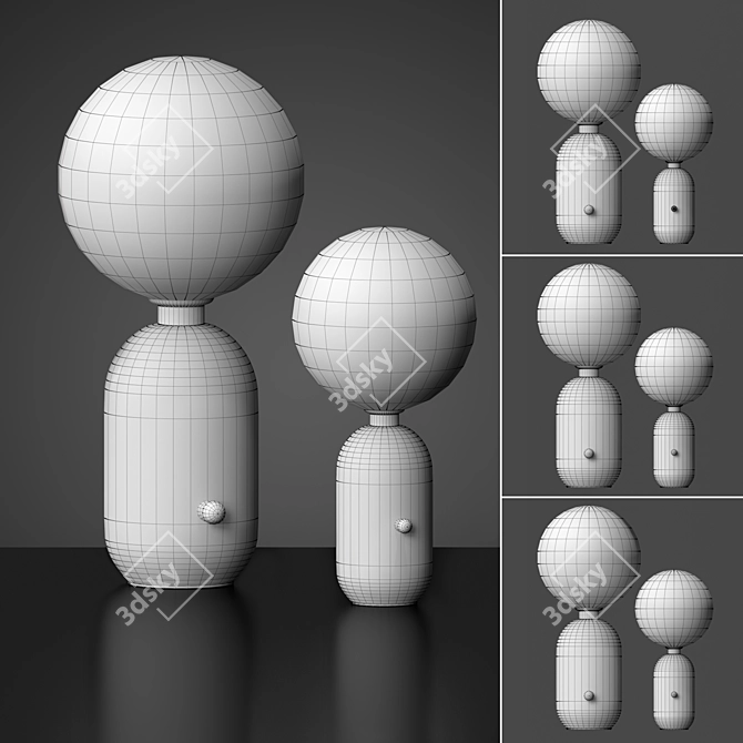 Elegance Illuminated: Parachilna Aballs 3D model image 2