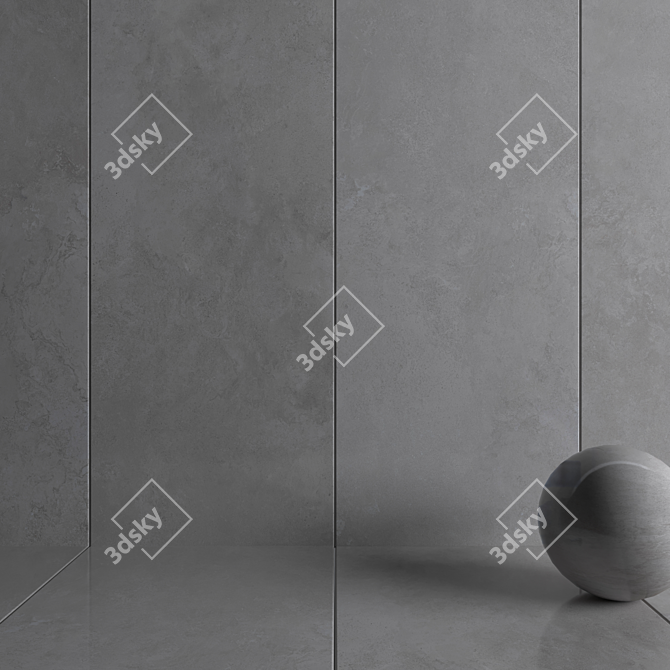 HD Multi-Texture Wall Tiles 3D model image 3