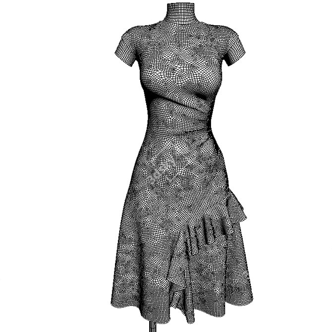 Salsa Sizzle Training Dress 3D model image 3