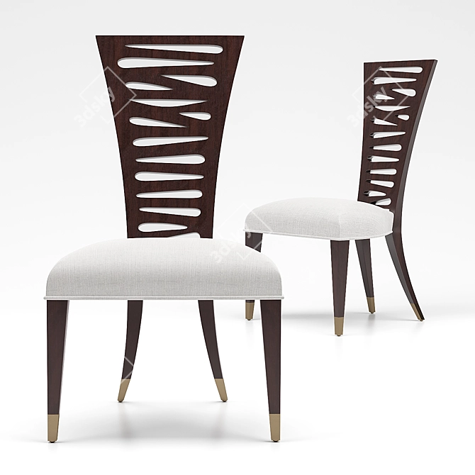 Luxurious Rimini Chair by Christopher Guy 3D model image 2