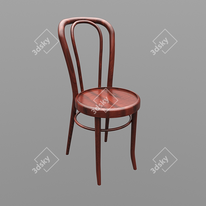 Classic Thonet Chair 3D model image 1