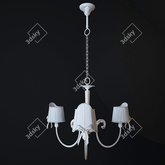 Elegant Grace Chandelier  Freya Kate 3D model image 1