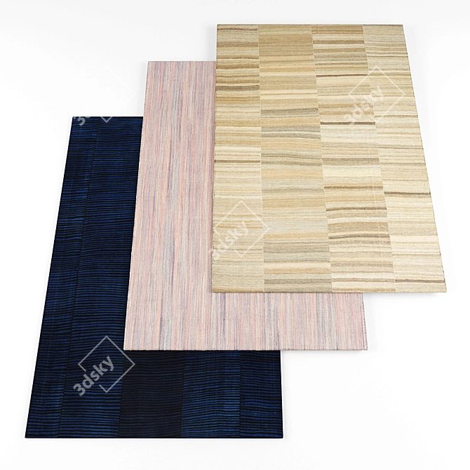 Texture Collection: 8 Rugs 3D model image 1