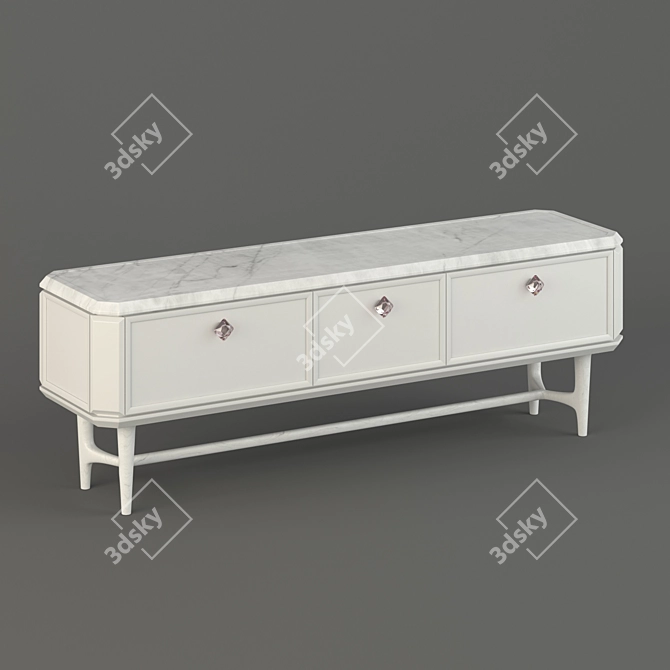 Stylish Bellagio Sideboards with Legs 3D model image 3