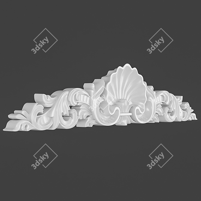 Elegant Furniture Embellishment 3D model image 2