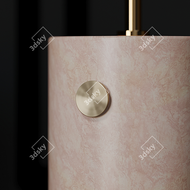 Sleek Modern JWDA Floor Lamp 3D model image 2