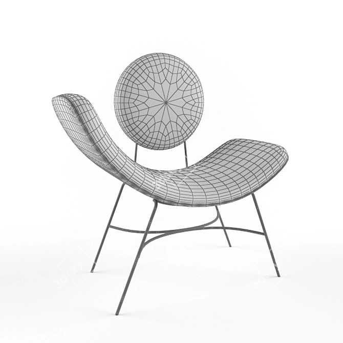 Modern Ergonomic Chair 3D model image 2