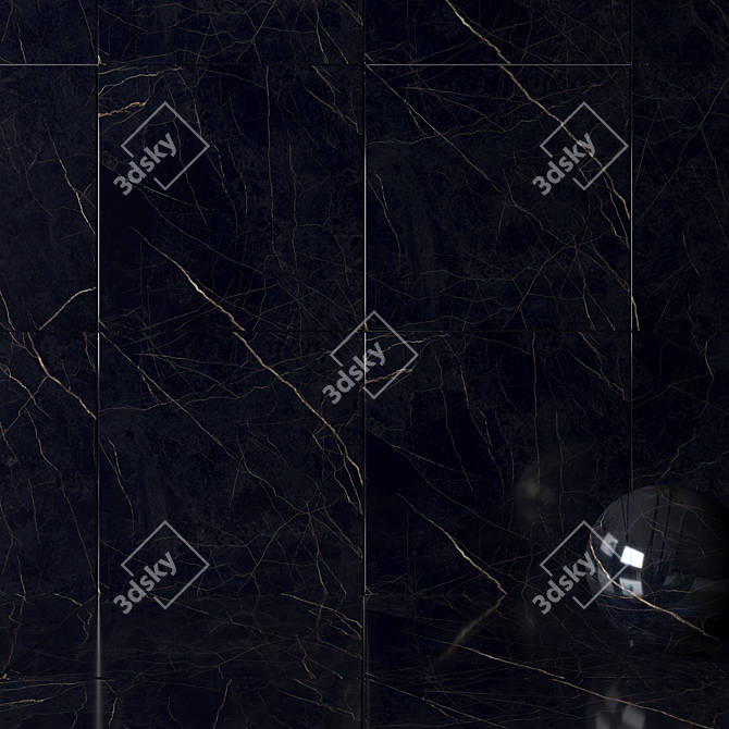 HD Multi-Texture Wall Tiles 3D model image 2