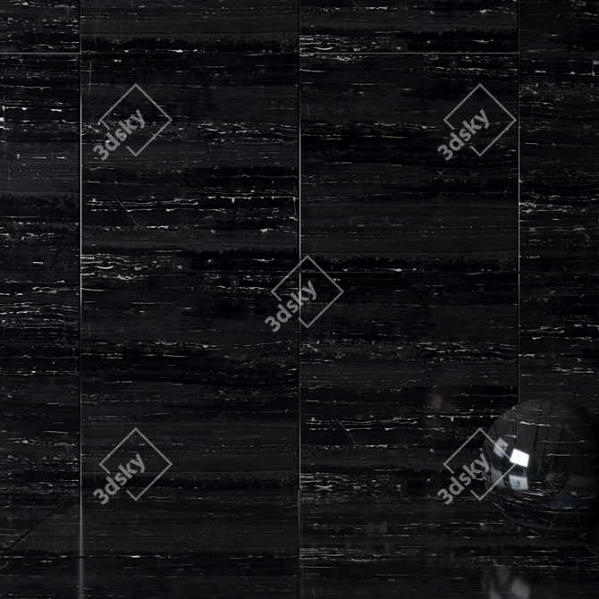 HD Multitexture Wall Tiles 3D model image 2