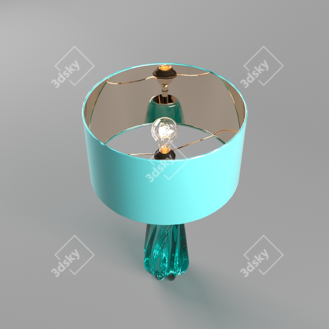 Elegant Barron Table Lamp 3D model image 2