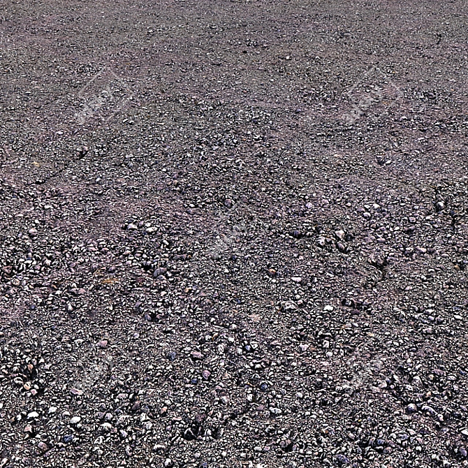 Seamless 4K Asphalt Textures 3D model image 1