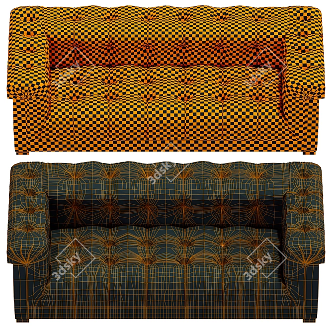 Kettleby Modern Sofa 3D model image 3