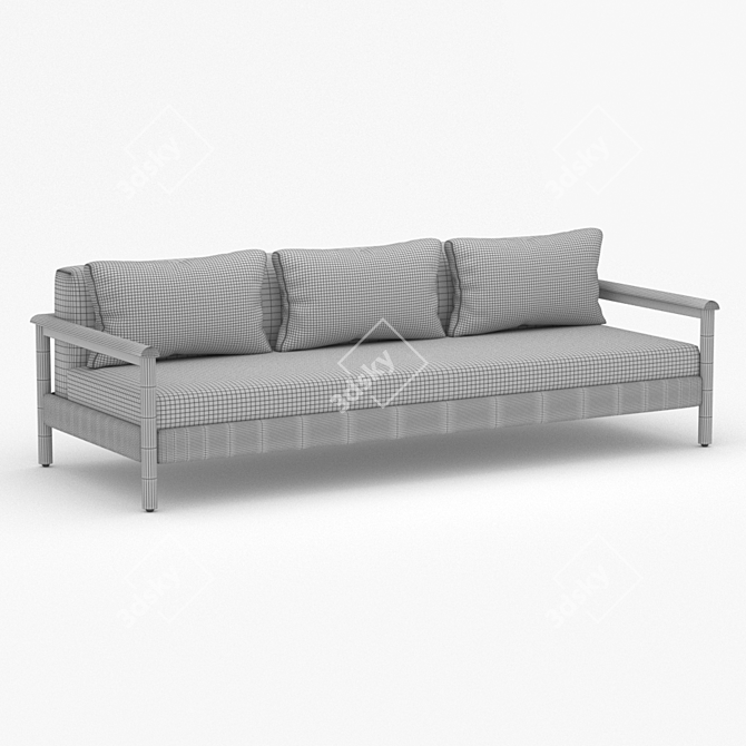 Outdoor Elegance: Sofa Bali 3D model image 3