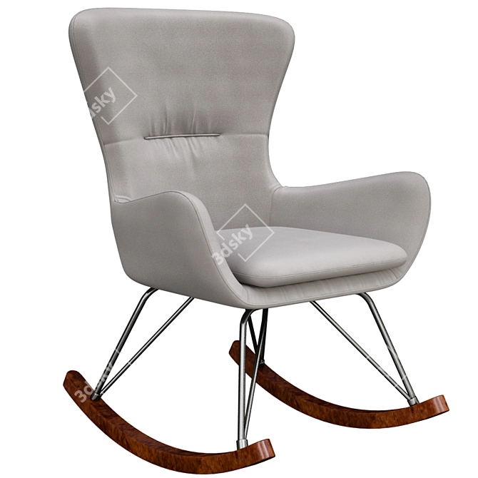 Modern Rocking Chair: Minotti 3D model image 1