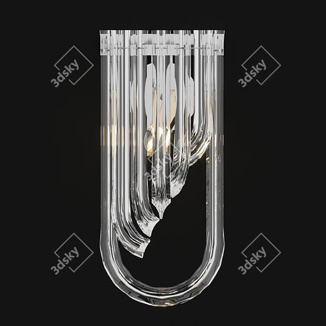 Elegant Eichholtz Greco Wall Lamp 3D model image 2