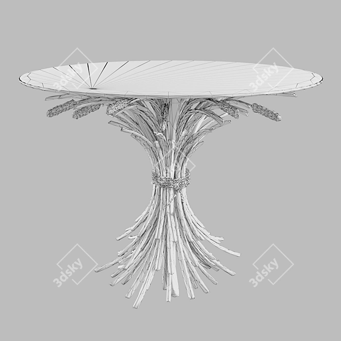 Elegant Eichholtz Bonheur Side Table 3D model image 2