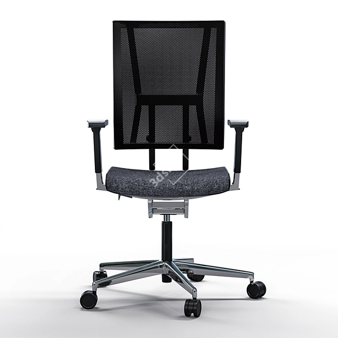 Sleek Rock Office Chair: Comfortable and Stylish 3D model image 5