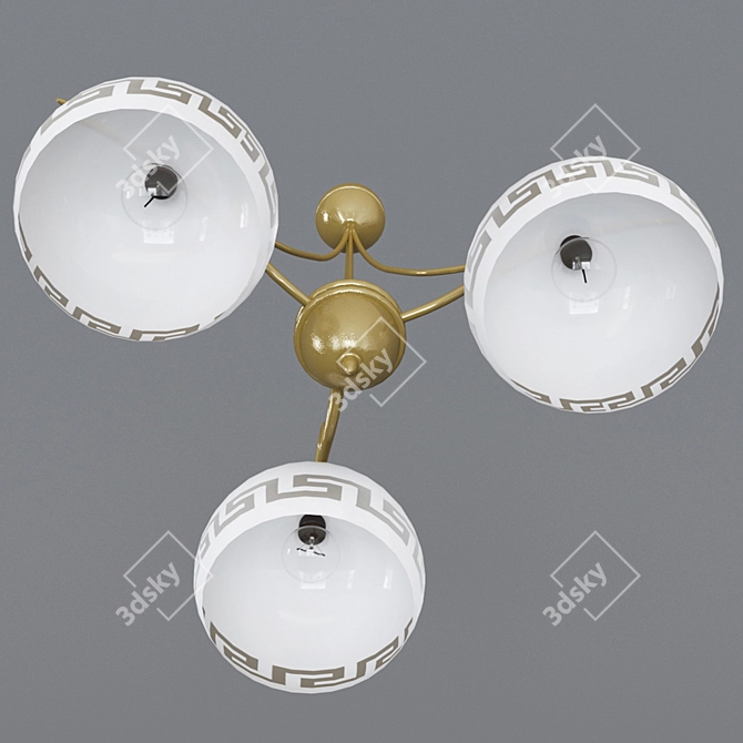 Athena's Grace Chandelier 3D model image 2