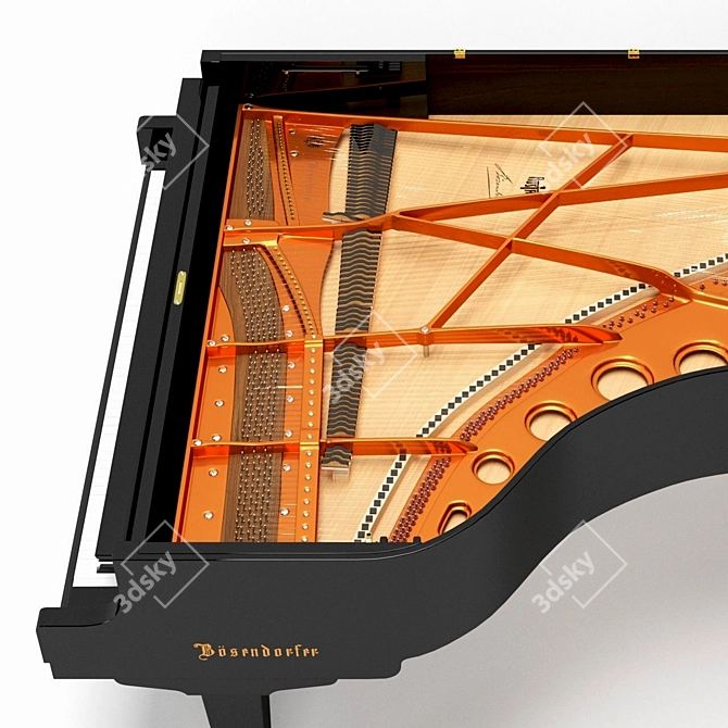 Bosendorfer Grand Piano 200: Masterful Artistry. 3D model image 4