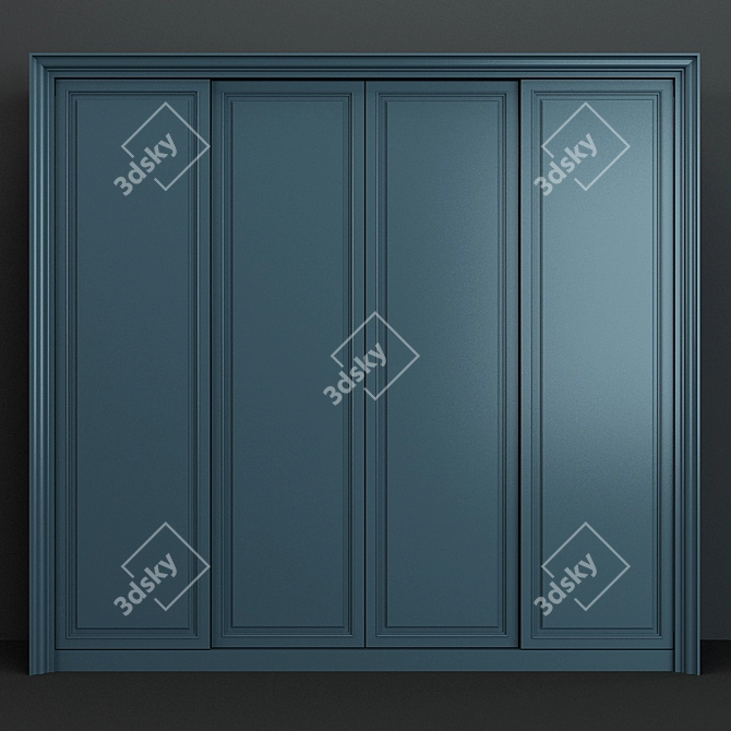 Modern storage solution with Cabinet_09 3D model image 1