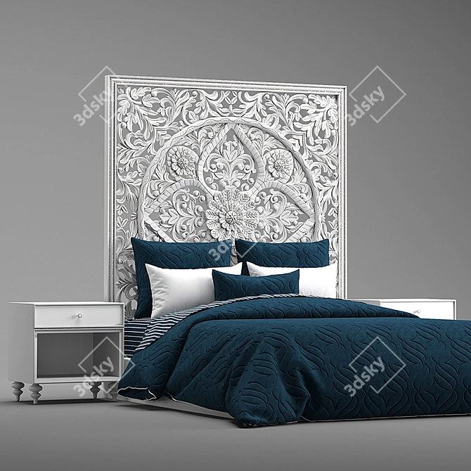 Idyllic Dream RH Bed 3D model image 2