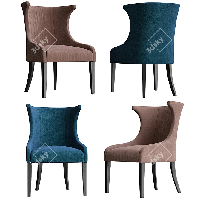 Elegant Eichholtz Elson Chair 3D model image 1