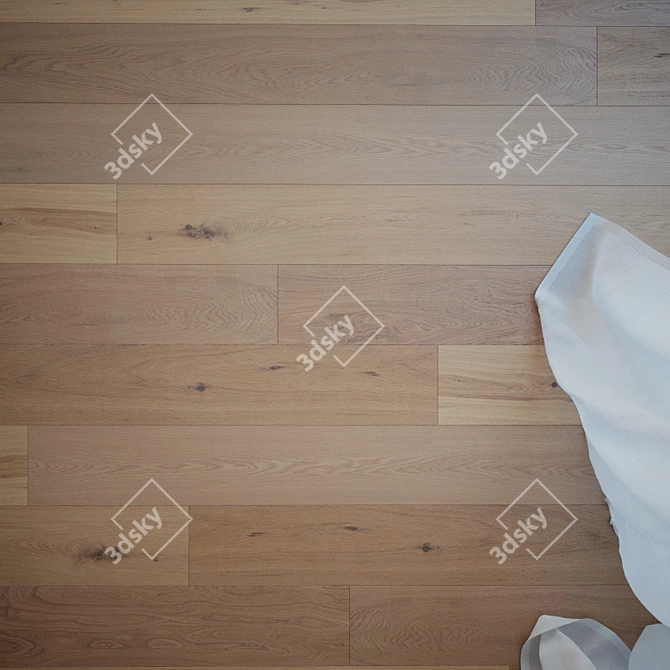 Bermuda Oak Wood Flooring 3D model image 2