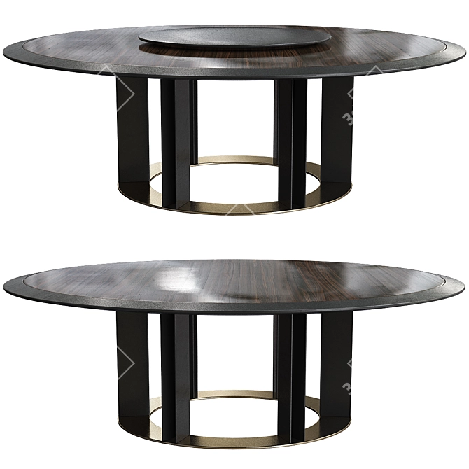 Elegant Ambassador Table 3D model image 1