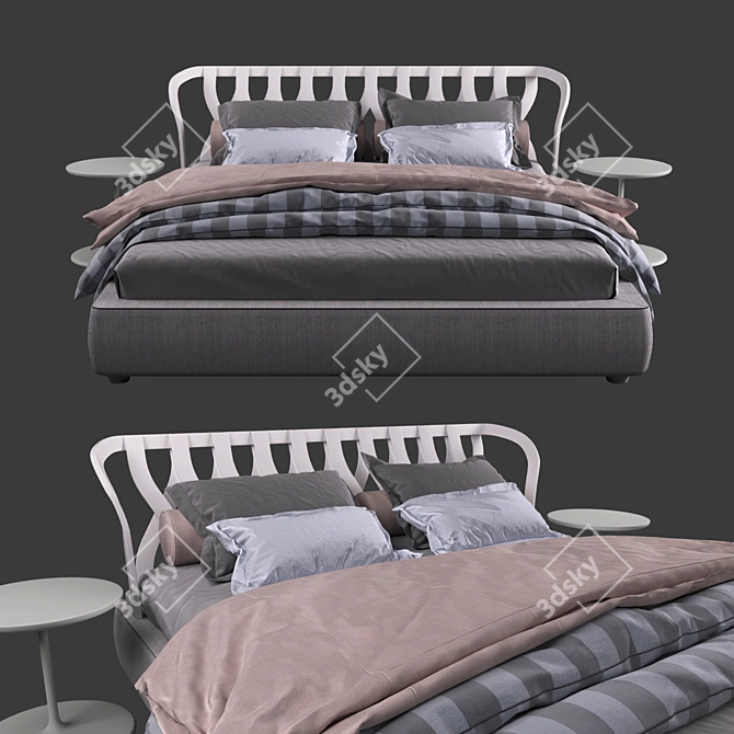 2015 TWILS_NATURAL_BAD Bed 3D model image 1