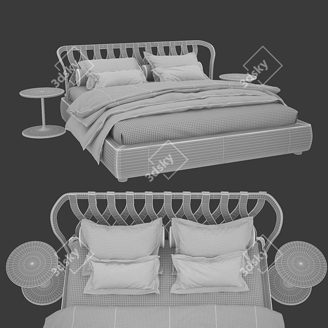 2015 TWILS_NATURAL_BAD Bed 3D model image 3