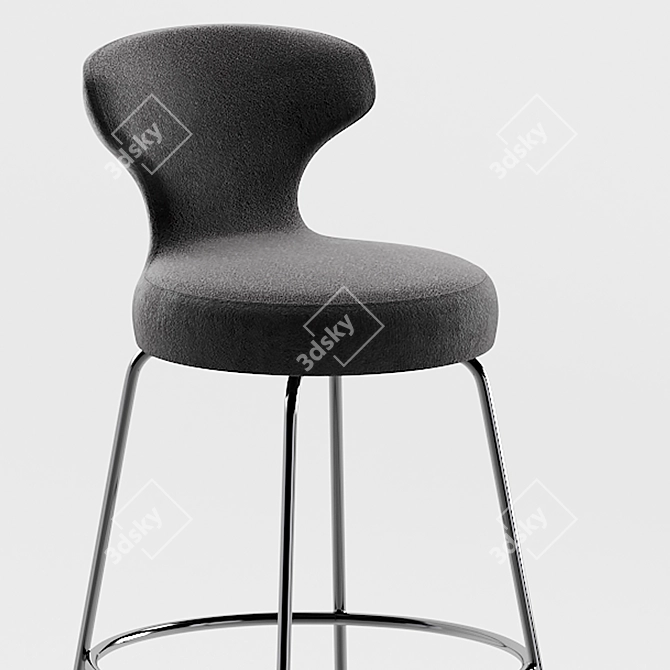 Modern B&B Italia High Stool 3D model image 2