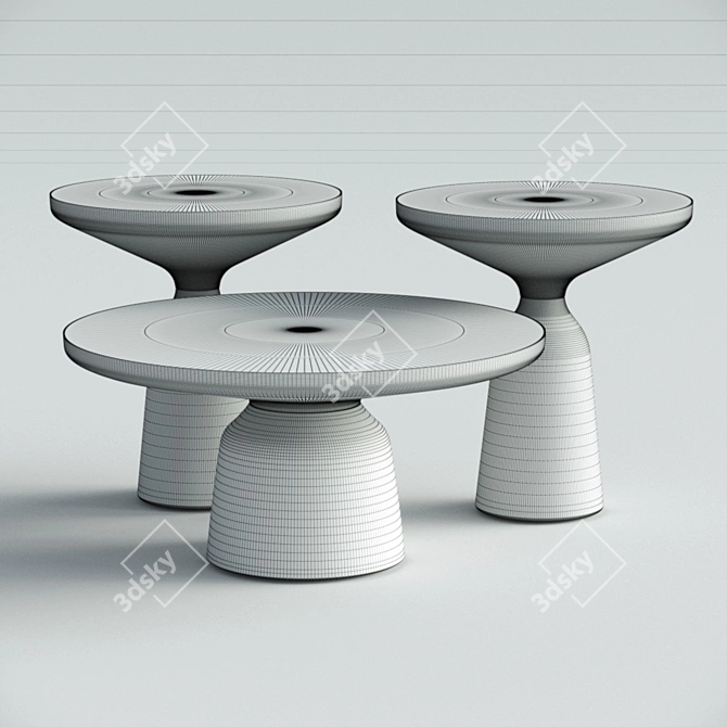 Sebastian Herkner Bell Table 3D model image 3