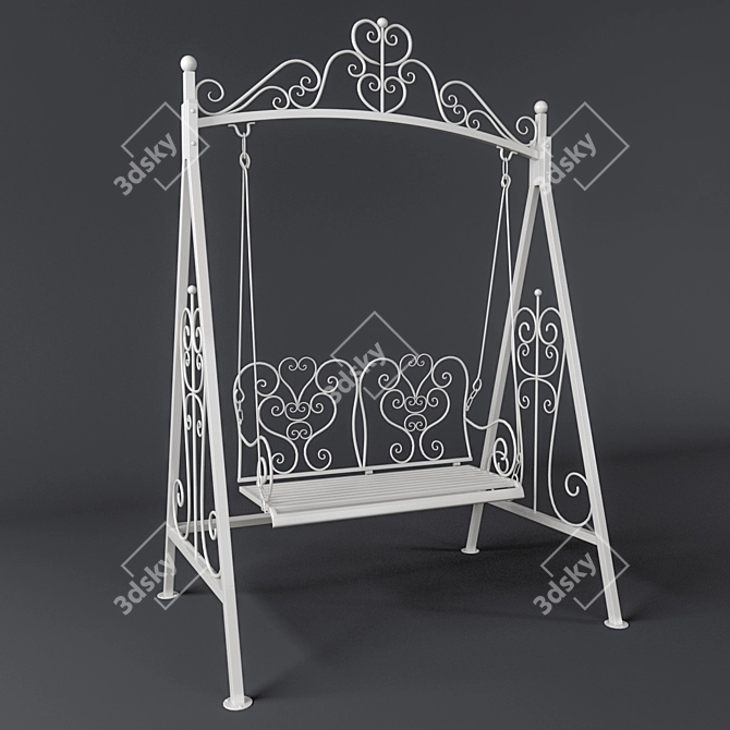 Kaemingk Garden Metal Swing 3D model image 1