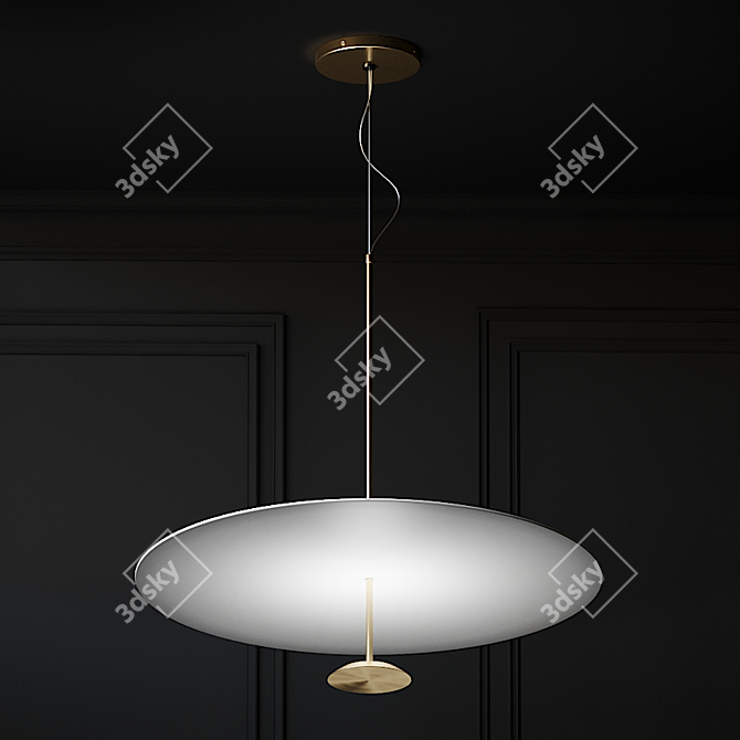 Golden Dot 801 Ceiling Light 3D model image 1