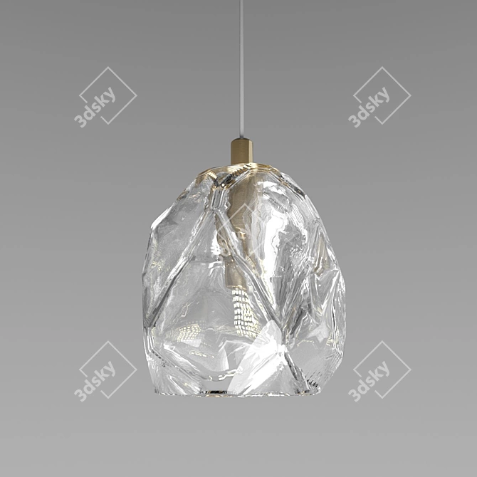 Elegant Modern Pendant Light 3D model image 1