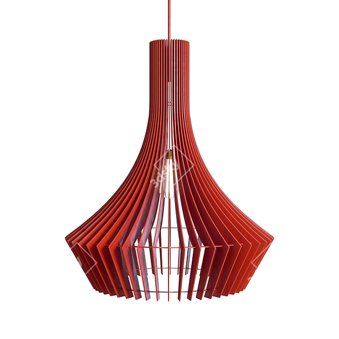 Decanter Tree Lamp 3D model image 1