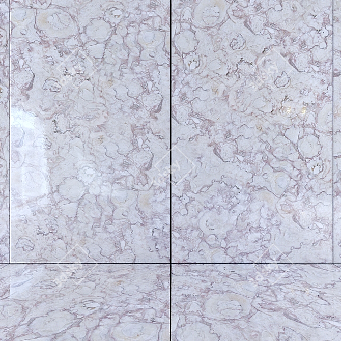 Elegant Marble Material 3D model image 1