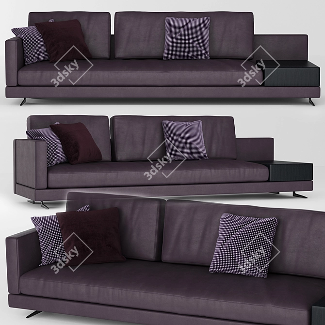 Modrian Poliform Sofa 3D model image 1