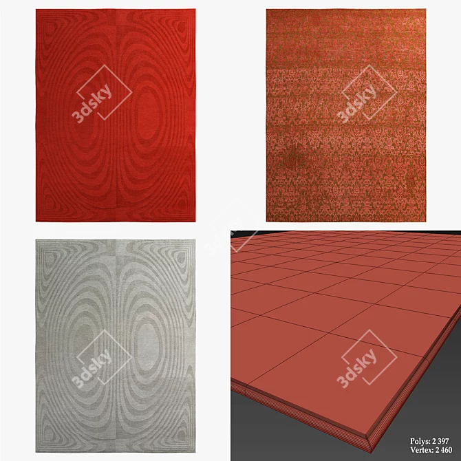 Jan Kath Classic Rugs Collection 3D model image 2