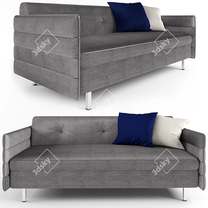 Modern and Comfy Jaey Sofa 3D model image 1