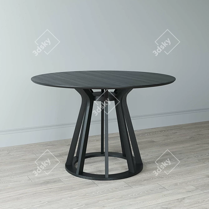 Elegant Dining Table: Om Elegance 3D model image 2